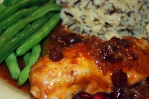 Cranberry Chicken Bake