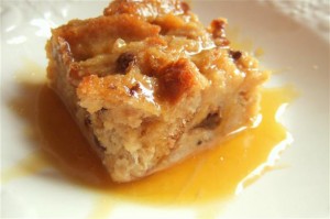 Bread Pudding with Bourbon Sauce
