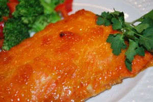 Apricot Ginger Salmon