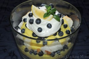 Lemon Blueberry Trifle