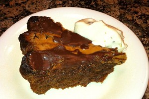 Chocolate Hazelnut Brownie Tart