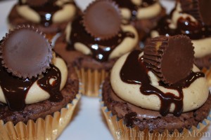 Chocolate Peanut Butter Cupcakes
