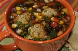 Mexican Meatball Soup