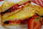 Strawberry and Chocolate Stuffed French Toast