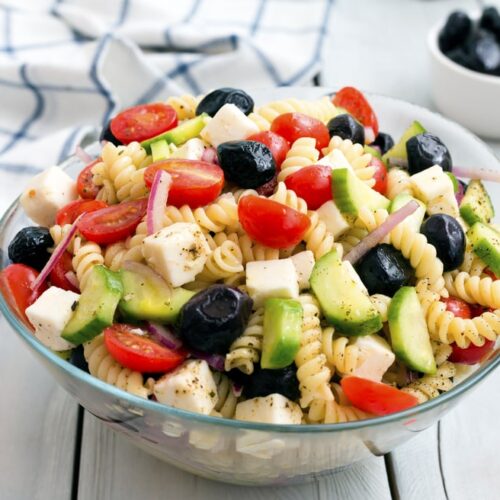 Easy Pasta Salad With Feta Cheese