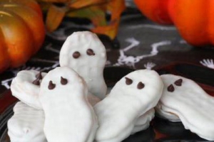 No-Bake Ghost Cookies