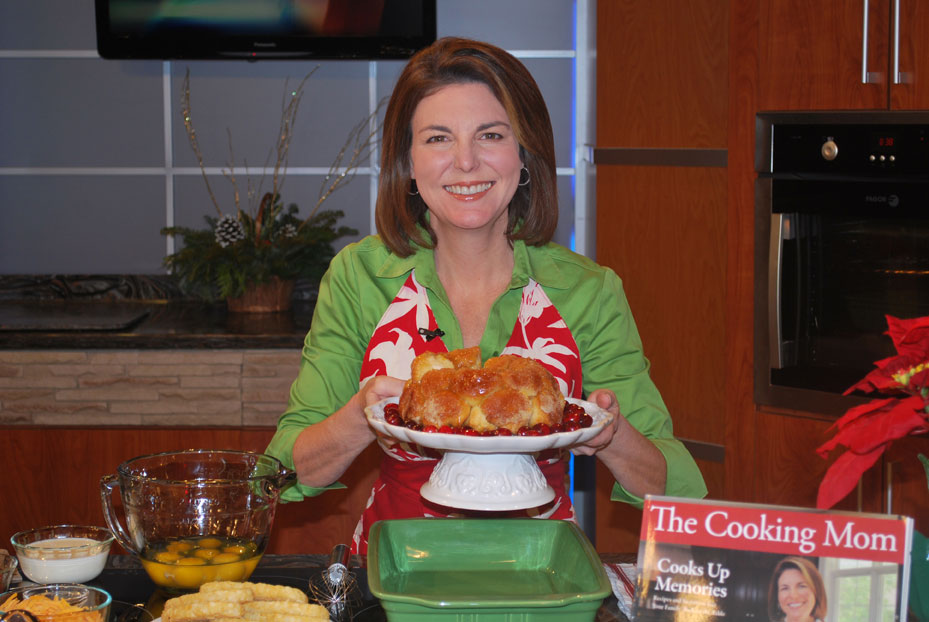 Making Holiday Brunch Recipes on TV