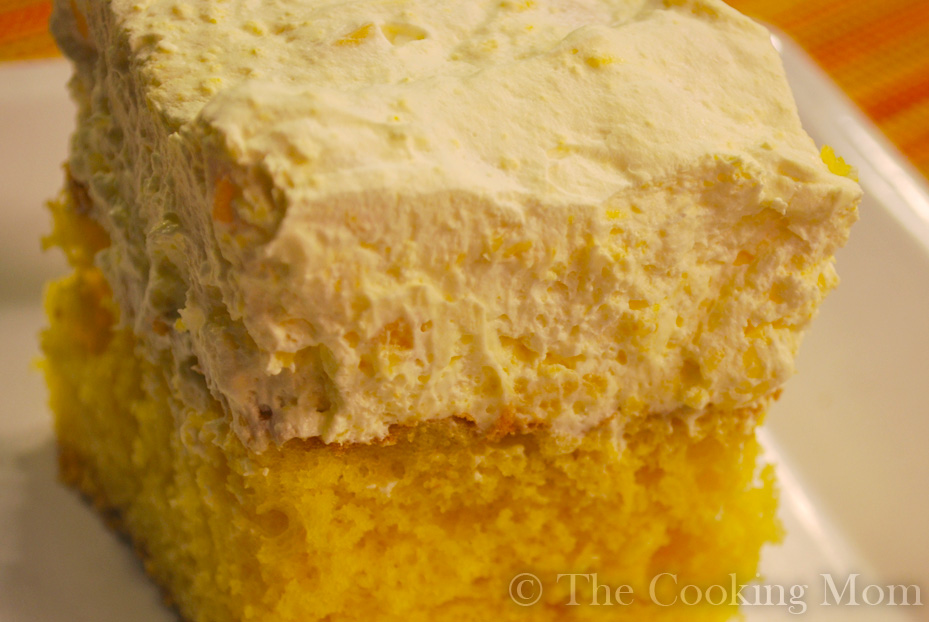 Orange Pineapple Cream Cake