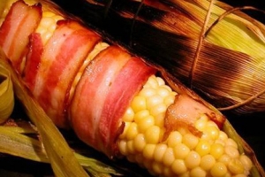 Bacon Wrapped Corn on the Cob