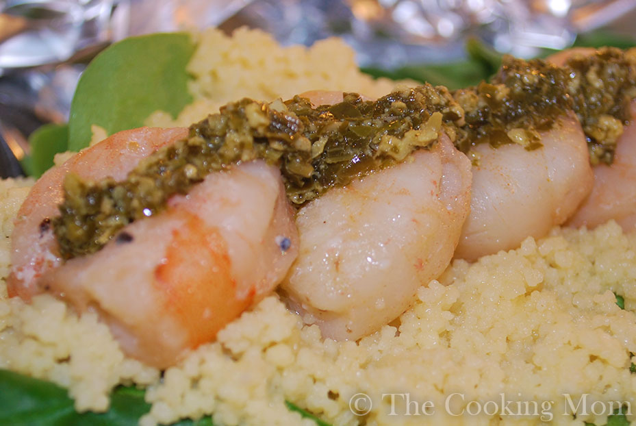 Shrimp Couscous Packets