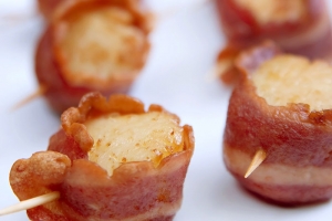 Maple Bacon Wrapped Scallops
