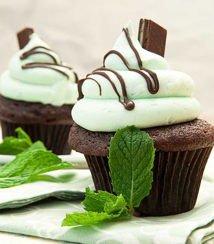 Chocolate Mint Cupcakes