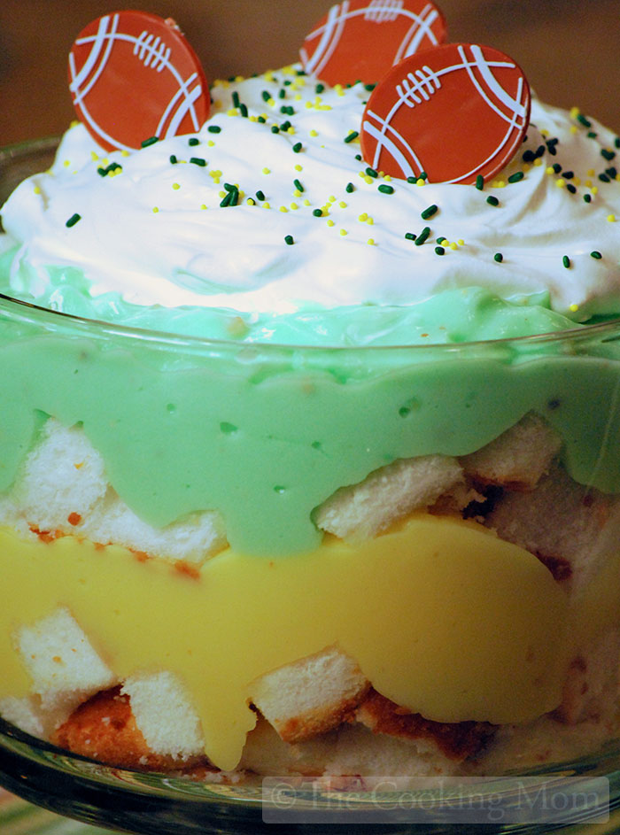 Green and Gold Trifle