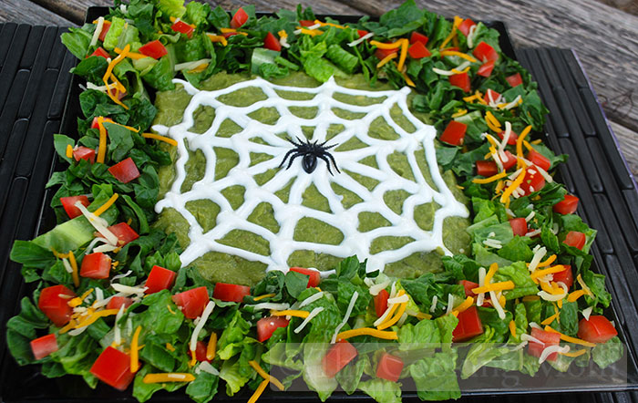 Spider Web Taco Dip