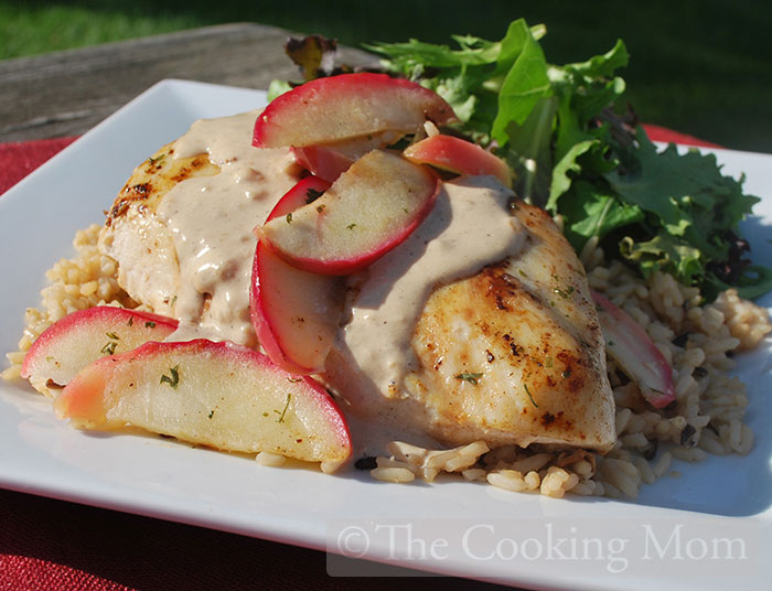 Chicken Breasts with Apple Cream Sauce