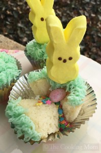 Easter Bunny Cupcake Inside