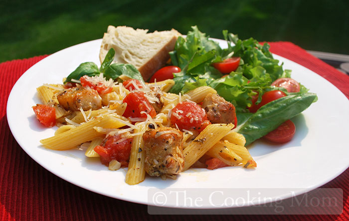 Italian Chicken and Penne Skillet