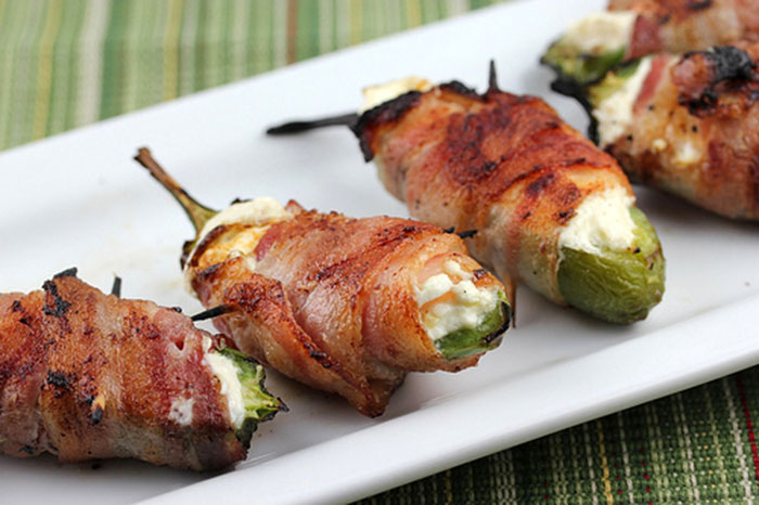 Bacon Wrapped Poppers