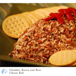 Cheddar, Bacon and Beer Cheese Ball