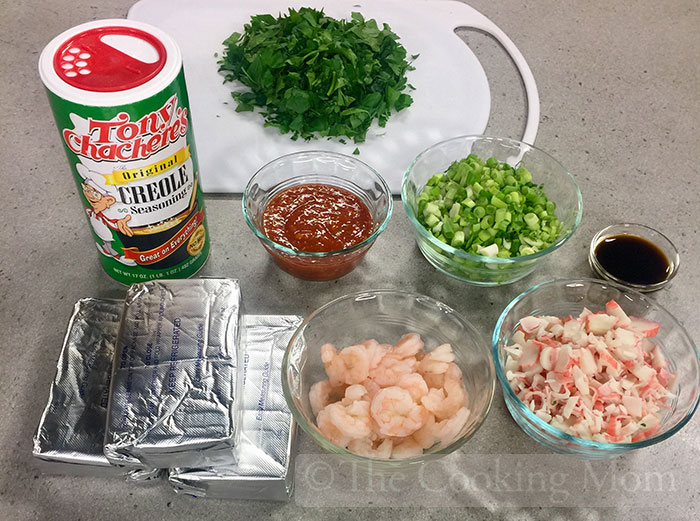 Ingredients for Seafood Cheese Ball